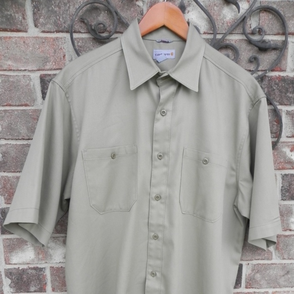 Carhartt Short Sleeve Twill Work Shirt Large